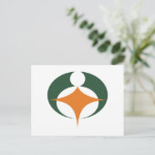 Carte Postale Drapeau de Koga, Shiga, Japon (Debout devant)