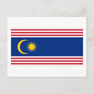 Carte Postale Drapeau de Kuala Lumpur