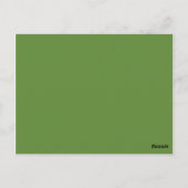 Carte Postale Drapeau de la bannière Lumière Woodland (Dos)