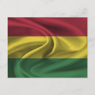 Carte Postale Drapeau de la Bolivie
