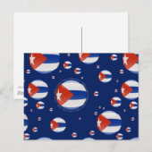 Carte Postale Drapeau de la bulle cubaine (Devant / Derrière)