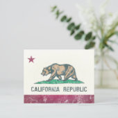 Carte Postale Drapeau de la Californie (Debout devant)