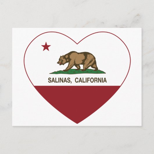 Carte Postale drapeau de la californie (Devant)
