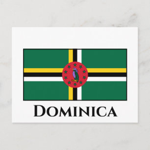 Carte Postale Drapeau de la Dominique