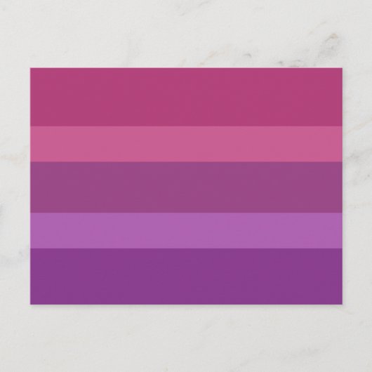 Carte Postale Drapeau de la fierté Aceflux (Devant)
