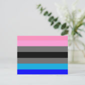 Carte Postale Drapeau de la fierté Ambonec (Debout devant)