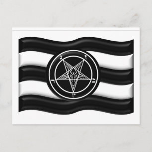 Carte Postale Drapeau de la fierté Baphomet
