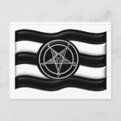 Carte Postale Drapeau de la fierté Baphomet (Devant)