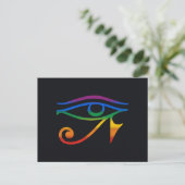 Carte Postale Drapeau de la fierté gay goth (Debout devant)