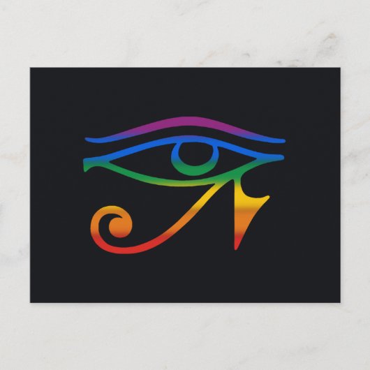 Carte Postale Drapeau de la fierté gay goth (Devant)