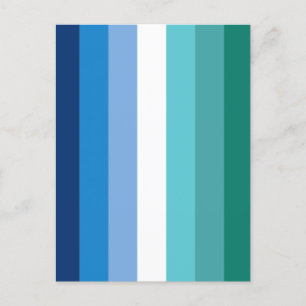 Carte Postale Drapeau de la fierté gay masculine