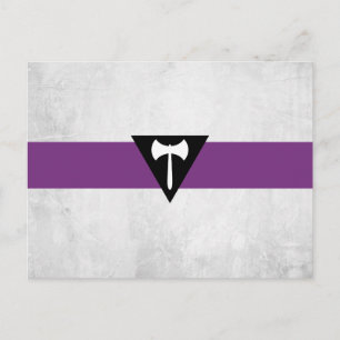 Carte Postale Drapeau de la fierté lesbienne