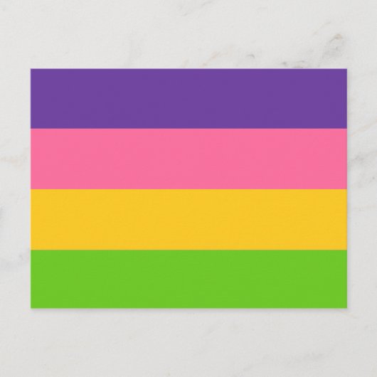 Carte Postale Drapeau de la fierté sapphique (Devant)
