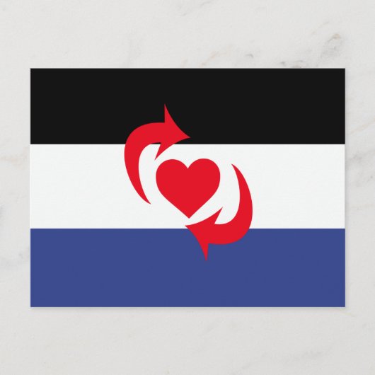 Carte Postale Drapeau de la fierté Switch (Devant)