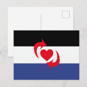 Carte Postale Drapeau de la fierté Switch (Devant / Derrière)