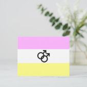 Carte Postale Drapeau de la Fierté Twink (Debout devant)