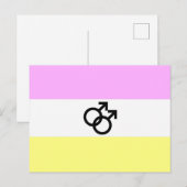 Carte Postale Drapeau de la Fierté Twink (Devant / Derrière)