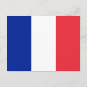 Carte Postale Drapeau de la France; Drapeau de la France
