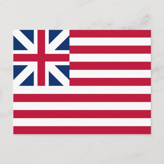 Carte Postale Drapeau de la Grande Union, États-Unis (Devant)