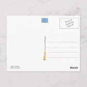 Carte Postale Drapeau de la Grèce (Dos)