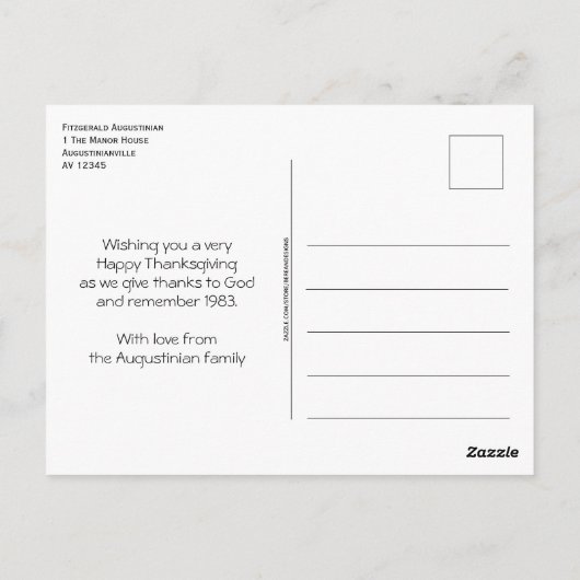 Carte Postale Drapeau de la Grenade | GRENADIEN 1983 ACTION DE G (Dos)