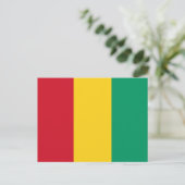 Carte Postale Drapeau de la Guinée (Debout devant)