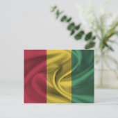 Carte Postale Drapeau de la Guinée (Debout devant)