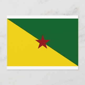 Carte Postale Drapeau de la Guyane