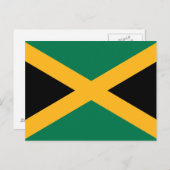 Carte Postale Drapeau de la Jamaïque (Devant / Derrière)