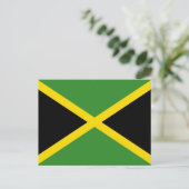 Carte Postale Drapeau de la Jamaïque (Debout devant)