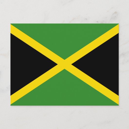 Carte Postale Drapeau de la Jamaïque (Devant)