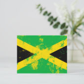 Carte Postale Drapeau de la Jamaïque (Debout devant)
