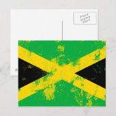 Carte Postale Drapeau de la Jamaïque (Devant / Derrière)