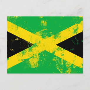 Carte Postale Drapeau de la Jamaïque