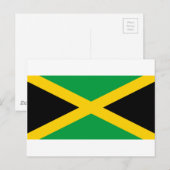 Carte Postale Drapeau de la Jamaïque (Devant / Derrière)