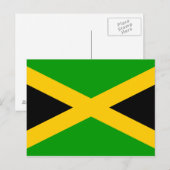 Carte Postale Drapeau de la Jamaïque (Devant / Derrière)