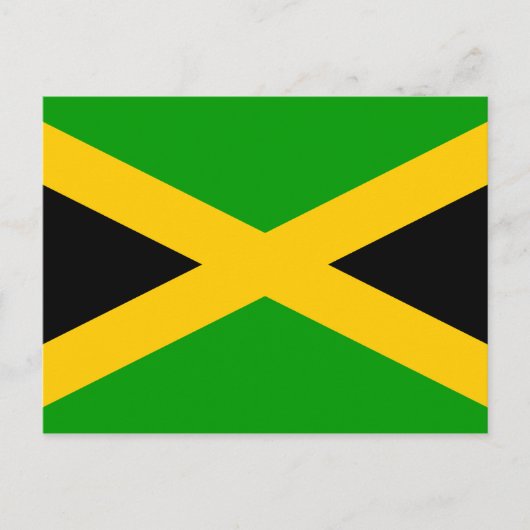 Carte Postale Drapeau de la Jamaïque (Devant)