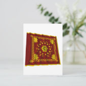 Carte Postale Drapeau de la Légion de Pulaski (Debout devant)