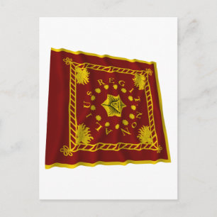 Carte Postale Drapeau de la Légion de Pulaski