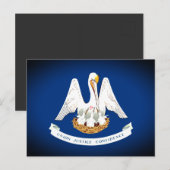 Carte Postale Drapeau de la Louisiane (Devant / Derrière)