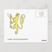 Carte Postale Drapeau de la Norvège (Dos)