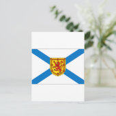 Carte Postale Drapeau de la Nouvelle-Écosse (Debout devant)