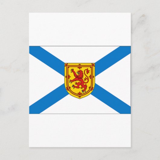Carte Postale Drapeau de la Nouvelle-Écosse (Devant)