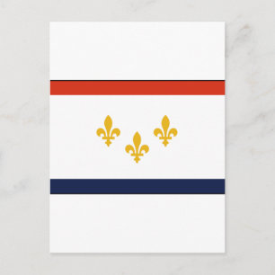 Carte Postale Drapeau de la Nouvelle-Orléans