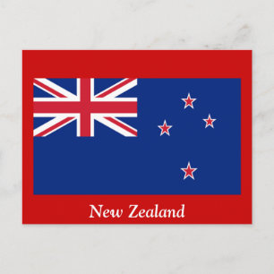 Carte Postale Drapeau de la Nouvelle-Zélande