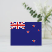 Carte Postale Drapeau de la Nouvelle-Zélande (Debout devant)