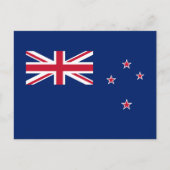 Carte Postale Drapeau de la Nouvelle-Zélande (Devant)
