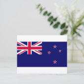 Carte Postale Drapeau de la Nouvelle-Zélande (Debout devant)
