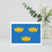 Carte Postale Drapeau de la province de Munster (Debout devant)