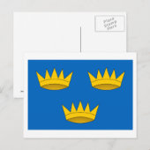 Carte Postale Drapeau de la province de Munster (Devant / Derrière)